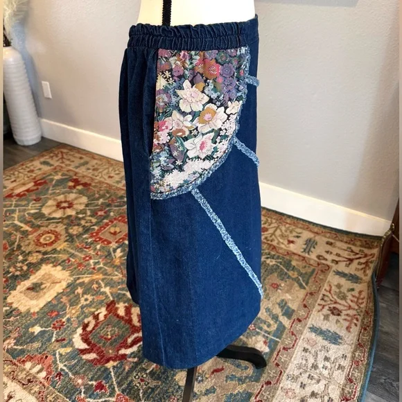 Vintage Noah’s Flood Denim Patchwork Jacket and Skirt - Picture 9 of 16
